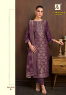 Alok Suits Humsafar Edition 6 Designer Viscose Jacquard Ethnic Suit