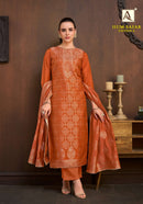 Alok Suits Humsafar Edition 6 Designer Viscose Jacquard Ethnic Suit