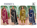 Alok Suits Ishmita Viscose Designer Printed Suit with Fancy Work