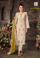Alok Suits Jade LE Premier Cotton Printed Suits