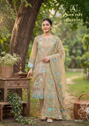 Alok Jade Ombre Edition 7 Premium Lawn Cotton Embroidered Suit