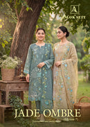 Alok Jade Ombre Edition 7 Premium Lawn Cotton Embroidered Suit