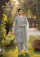 Alok Jade Ombre Edition 7 Premium Lawn Cotton Embroidered Suit