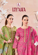 Alok Suits Liyana Premium Cambric Cotton Print Suit