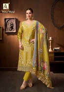 Alok Suits Meher Mahal Jam Cotton Embroidered Designer Suit