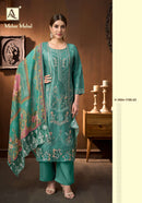 Alok Suits Meher Mahal Jam Cotton Embroidered Designer Suit