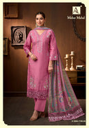 Alok Suits Meher Mahal Jam Cotton Embroidered Designer Suit