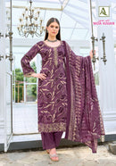 Alok Nadia Hussain Premium Jam Cotton Digital Printed Suits