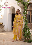 Alok Suits Orlina Jam Premium Cotton Printed Designer Suit