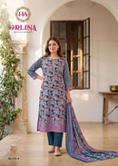 Alok Suits Orlina Jam Premium Cotton Printed Designer Suit