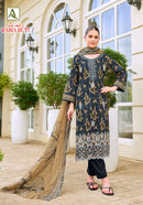 Alok Rabia Butt Premium Cotton Printed Designer Embroidered Suit Set