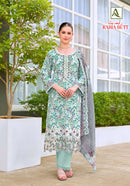 Alok Rabia Butt Premium Cotton Printed Designer Embroidered Suit Set