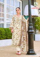 Alok Rabia Butt Premium Cotton Printed Designer Embroidered Suit Set