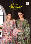 Alok Rihaana Vol 24 Premium Cotton Digital Print Fancy Embroidery Suit