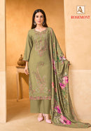 Alok Suits Rosemont Viscose Designer Embroidered Work Suit