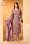 Alok Suits Rosemont Viscose Designer Embroidered Work Suit