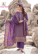 Alok Royal Mastani Viscose Print Embroidered Designer Suit