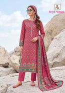 Alok Royal Mastani Viscose Print Embroidered Designer Suit