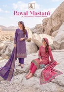 Alok Royal Mastani Viscose Print Embroidered Designer Suit