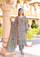 Sabeeka Imam by Alok Suits Designer Cotton Printed Embroidered Suits