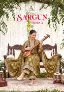 Alok Suits Sargun Vol 8 Designer Viscose Jacquard Suit