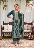 Alok Suits Sargun Vol 8 Designer Viscose Jacquard Suit