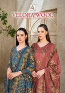 Alok Suits Velora Wool Pashmina Digital Printed Suit