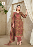 Alok Suits Velora Wool Pashmina Digital Printed Suit