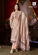 Alok Winter Aura Premium Pashmina Printed Designer Suit