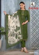 Alok Suits Zarang Premium Viscose Digital Printed Embroidered Suit