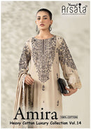 Arsala Fashion Amira Vol 14 Heavy Cotton Lawn Digital Print Pakistani Suit
