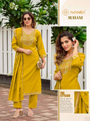 Avanira Suhani Premium Viscose Embroidered Festive Salwar Suit