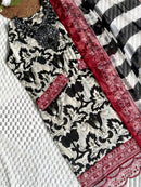 Premium Pure Cotton Designer Patch Work Pakistani Suit