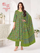 Balaji Cotton Anarkali Vol 10 Premium Ready Made Cotton Printed Suit Set