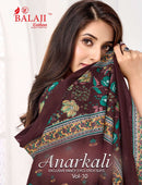Balaji Cotton Anarkali Vol 10 Premium Ready Made Cotton Printed Suit Set