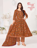 Balaji Cotton Anarkali Vol 10 Premium Ready Made Cotton Printed Suit Set