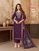 Balaji Kiana Silk Premium Embroidered Designer Suits