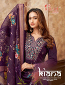 Balaji Kiana Silk Premium Embroidered Designer Suits
