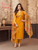 Balaji Kiana Silk Premium Embroidered Designer Suits