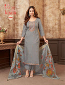 Balaji Kiana Silk Premium Embroidered Designer Suits