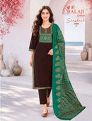 Balaji Sanskruti Vol 1 Premium Cotton Ajrak Print 3 Piece Suit Set