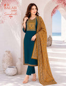 Balaji Sanskruti Vol 1 Premium Cotton Ajrak Print 3 Piece Suit Set