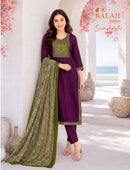 Balaji Sanskruti Vol 1 Premium Cotton Ajrak Print 3 Piece Suit Set