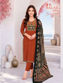 Balaji Sanskruti Vol 1 Premium Cotton Ajrak Print 3 Piece Suit Set