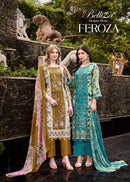 Belliza Feroza Premium Jam Cotton Digital Printed Suit