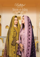 Belliza Noor E Ishq Vol 2 Cotton Printed Embroidery Suit Set