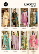 Belliza Designer Studio Riwayat Vol 19 Premium Viscose Digital Printed Suit