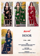 Bipson Prints Hoor 4098 Premium Viscose Pashmina Designer Suit