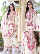 Blue Hills Amanat Designer Rayon Kurta Pant Dupatta Set