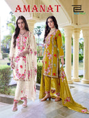 Blue Hills Amanat Designer Rayon Kurta Pant Dupatta Set